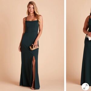 Birdy Grey Ash Dress in Crepe Emerald